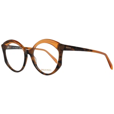Emilio Pucci Women Optical Women's Frames In Brown