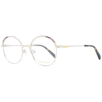 Emilio Pucci Women Optical Women's Frames In Gold
