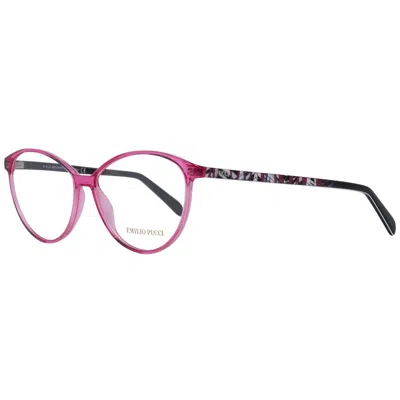 Emilio Pucci Women Optical Women's Frames In Pink