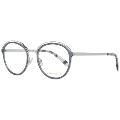 Emilio Pucci Women Optical Women's Frames In Silver