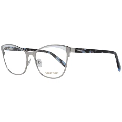 Emilio Pucci Women Optical Women's Frames In Silver