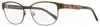 Pucci Women's Oval Eyeglasses Ep5016 050 Brown/rose 53mm In Multi