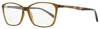 Pucci Women's Rectangular Eyeglasses Ep5009 048 Brown 54mm In Multi