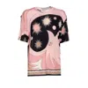 Pucci Crew Neck Graphic Print Relaxed Fit Top