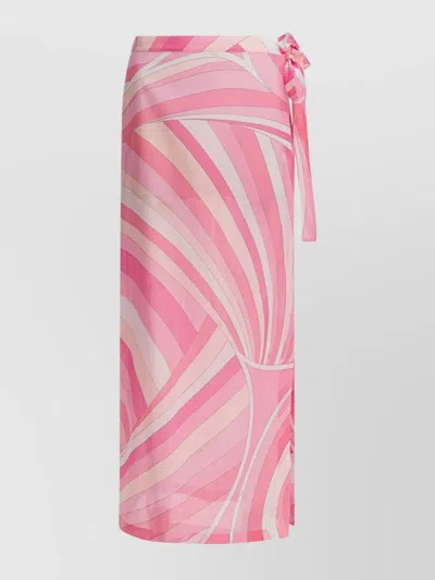 Emilio Pucci Wrap Design Skirts Tie Detail