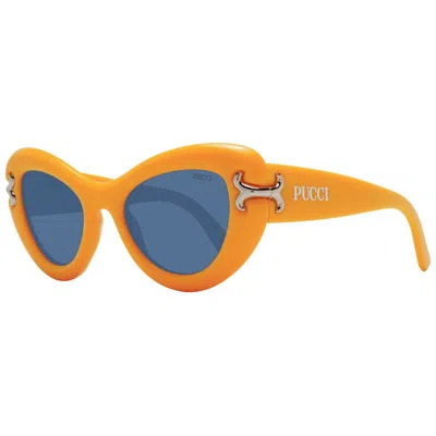 Emilio Pucci Yellow Women Sunglasses In Orange