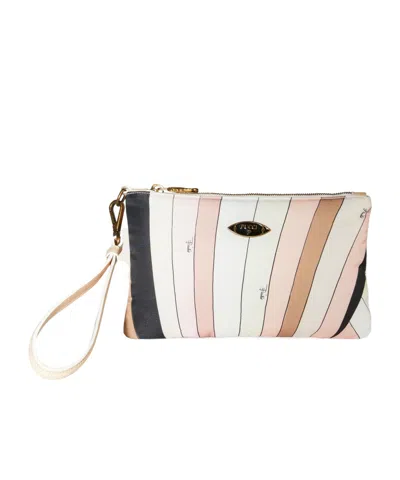 Emilio Pucci Yummy Clutch Bag In White