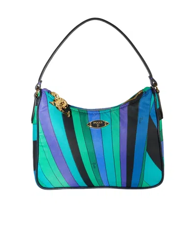 Pucci Yummy Striped Shoulder Bag