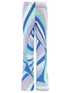EMILIO PUCCI LIGHT BLUE YUMMY TROUSERS FOR WOMEN