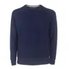 Emilio Romanelli Blue Cashmere Men Men's Sweater In Blue