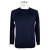 Emilio Romanelli Blue Cashmere Men Men's Sweater In Blue