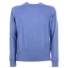 Emilio Romanelli Blue Cashmere Men Sweater In Blue