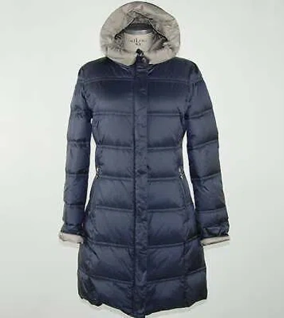 Pre-owned Emilio Romanelli Chic Blue Polyester Down Jacket