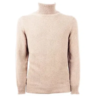 Pre-owned Emilio Romanelli Elegant Beige Cashmere Turtleneck Sweater