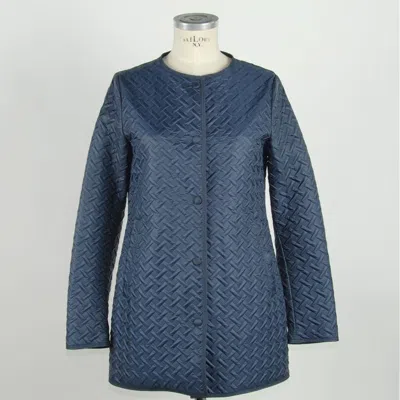 EMILIO ROMANELLI ELEGANT BLUE POLYESTER JACKET