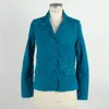 EMILIO ROMANELLI ELEGANT GREEN LEATHER JACKET