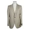 Emilio Romanelli Beige Wool Blazer In Beige