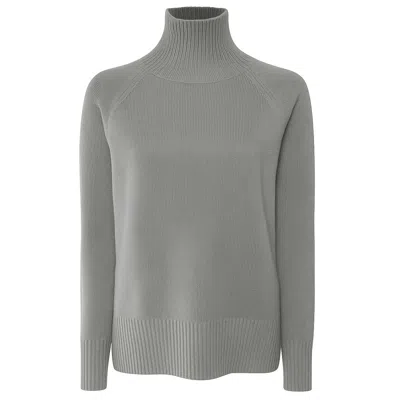EMILIO ROMANELLI EMILIO ROMANELLI GRAY CASHMERE WOMEN WOMEN'S SWEATER