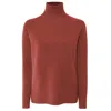 Emilio Romanelli Red Cashmere Sweater In Red