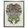Emily Carter Antique Balinese Jungle Fine Art Print A5 In Green