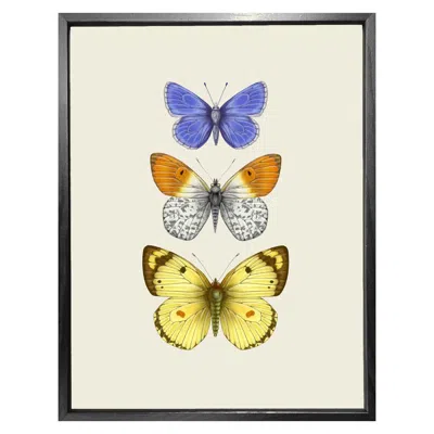 Emily Carter 'antique British Butterflies Ii' Fine Art Print S In Multi
