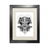 Emily Carter Black 'baroque Tiger' - Fine Art Print A4 In Black