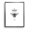 Emily Carter Black 'honey Queen Bee' Fine Art Print L In Black