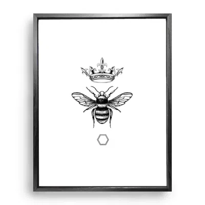 Emily Carter Black 'honey Queen Bee' Fine Art Print M