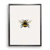 Emily Carter Gold / Neutrals / Yellow British Bumble Bee Fine Art Print M In Multi