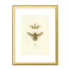 Emily Carter Gold The Honey Queen Bee Fine Art Print A3 Colour In Gold