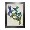 Emily Carter Green Antique Hummingbirds I Cream - Fine Art Print M In Multi