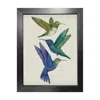 Emily Carter Green Antique Hummingbirds Ii Cream - Fine Art Print L In Multi