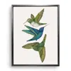 Emily Carter Green Antique Hummingbirds Iii Cream - Fine Art Print L In Multi