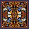 Emily Carter Men's The Key & Butterfly Silk Neckerchief - Amber In Multi