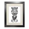 Emily Carter The Tropical Leopard Fine Art Print A3 In Black