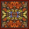Emily Carter Women's Brown / Red The Woodland Silk Scarf - L In Multi
