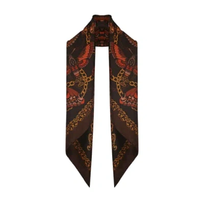 Emily Carter The Moths & Lockets Scarf In Black
