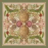 Emily Carter Women's Green / Pink The Hummingbird & Nautilus Silk Scarf - L In Multi