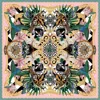 Emily Carter Women's Neutrals / Pink The Baroque Tiger Wool Scarf Xl In Pink