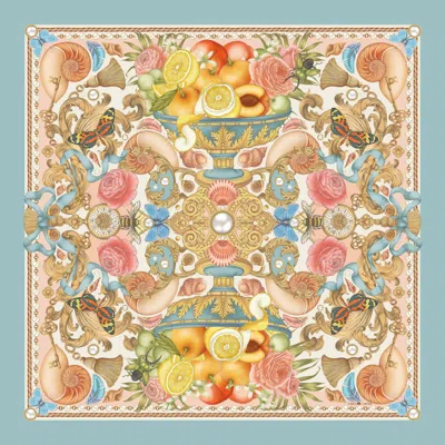 Emily Carter Women's Neutrals / Pink The Pearl Baroque Scarf - L