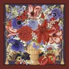 Emily Carter Women's Purple / Red The Pomegranate Still Life Silk Scarf In Multi