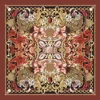 Emily Carter Women's Red / Rose Gold The Leopard & Tulip Silk Scarf M In Multi