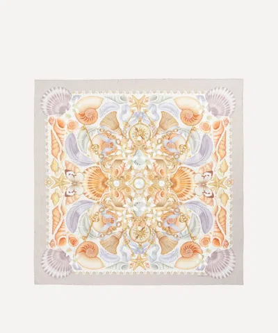 Emily Carter Women's The Shell And Starfish 90x90 Silk Scarf