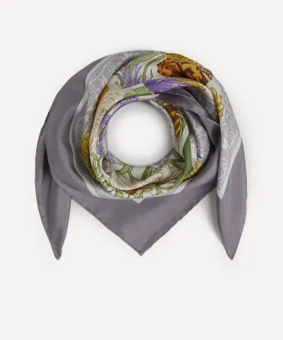 Emily Carter Women's The Thistle And Dandelion 65x65 Silk Scarf