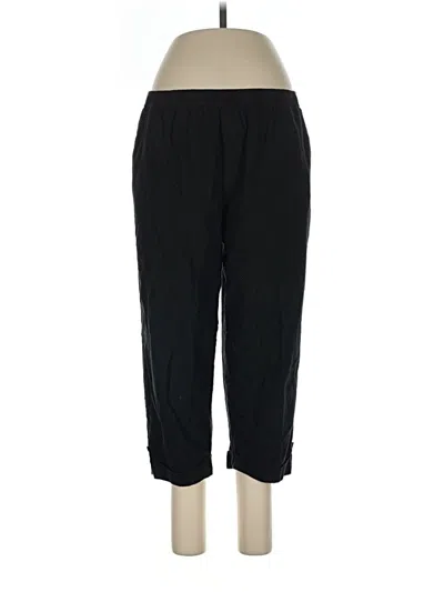 Pre-owned Emily Daniels Active Pants In Black