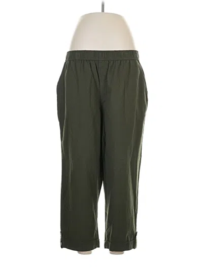 Pre-owned Emily Daniels Casual Pants In Green