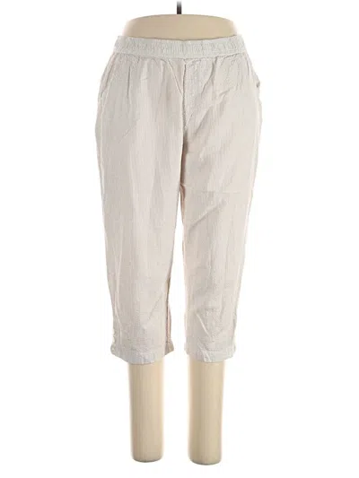 Pre-owned Emily Daniels Casual Pants In Ivory