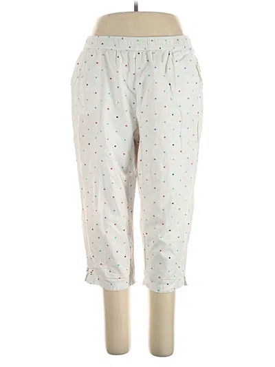 Pre-owned Emily Daniels Casual Pants In Silver