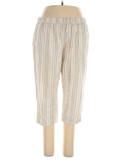 Pre-owned Emily Daniels Casual Pants In White