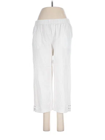 Pre-owned Emily Daniels Casual Pants In White